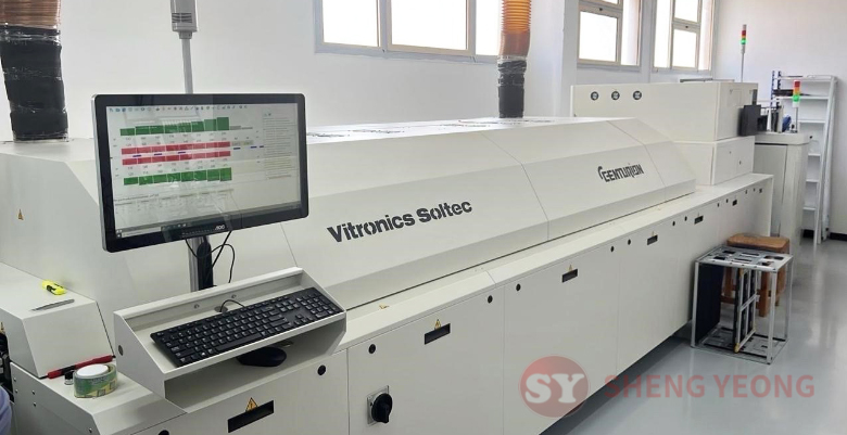 Lead-free reflow soldering system &ndash; guaranteeing consistent solder joint strength and process reliability.